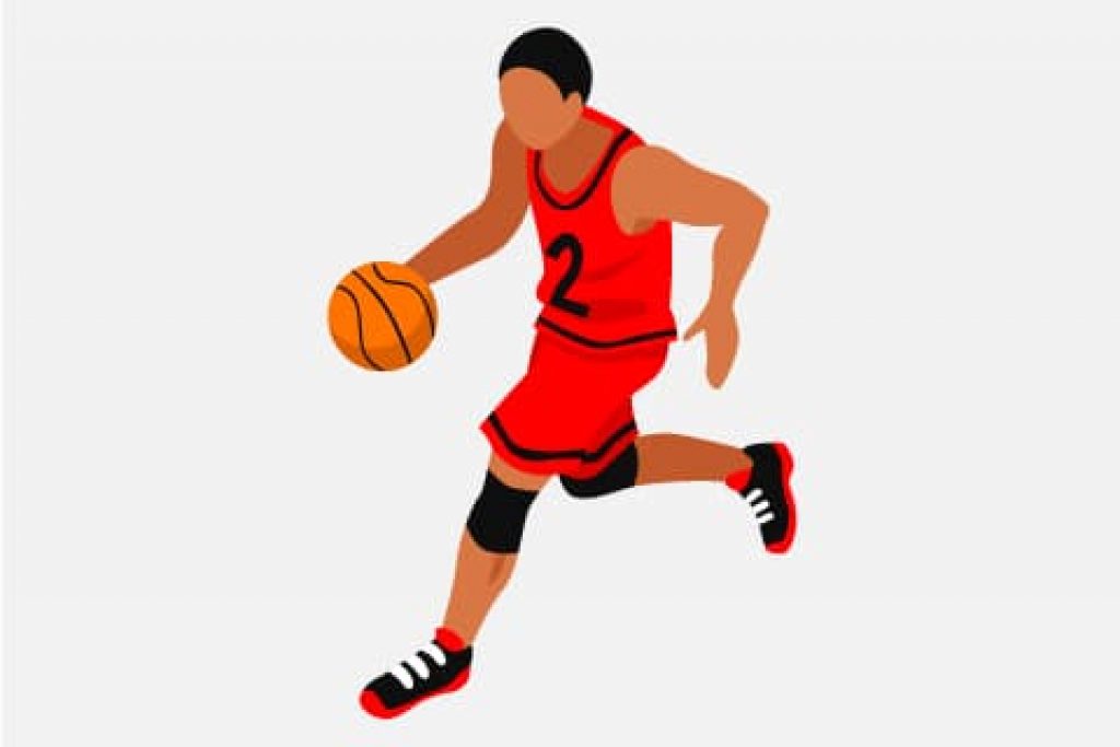 basketball guy playing in the nba isometric picture